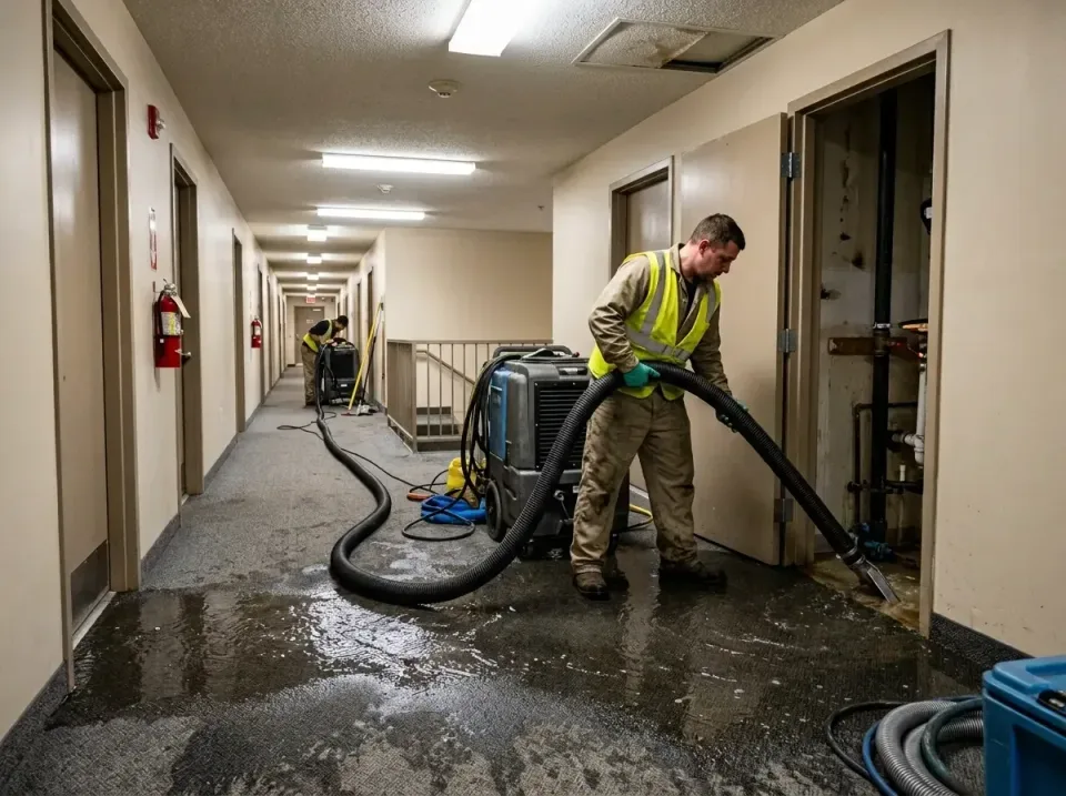 multi-unit-apartment-hallway-f-005 — frequently asked questions, Emergency Burst Pipe Water Extraction & Removal in Youngsvi…
